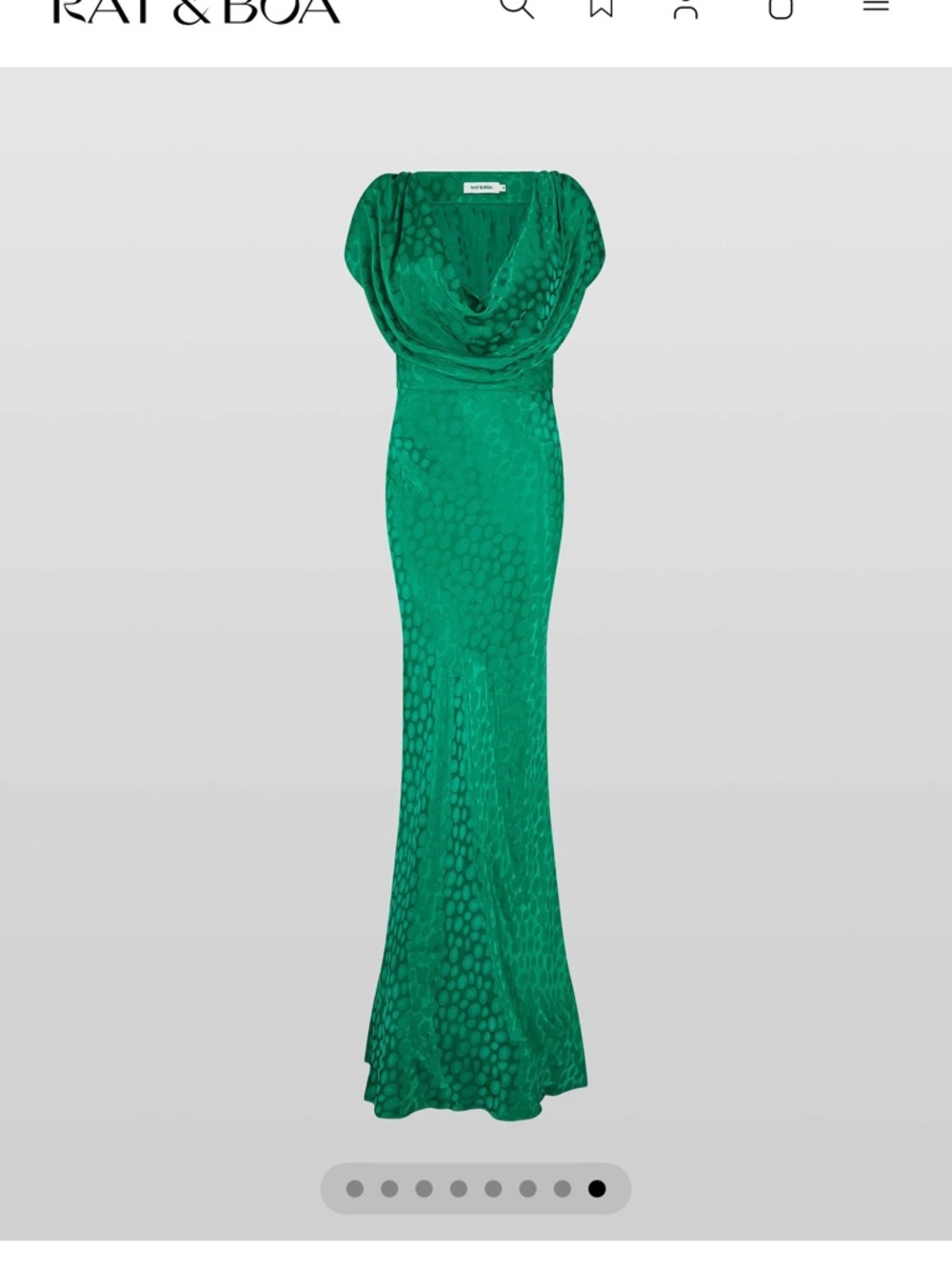 NWT RAT & BOA ODESSA DRESS GREEN